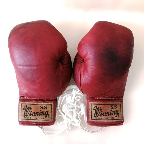 Winning boxing gloves old - winning,