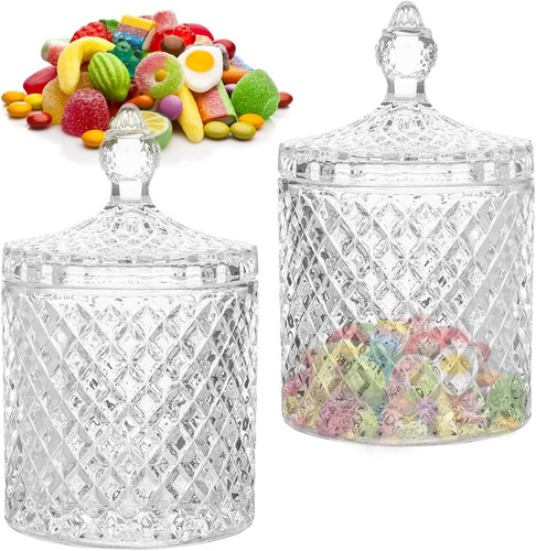 Pieces crystal candy jar - pieces,