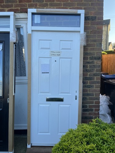 Composite front door and frame - door,