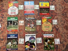 England football programmes - football,
