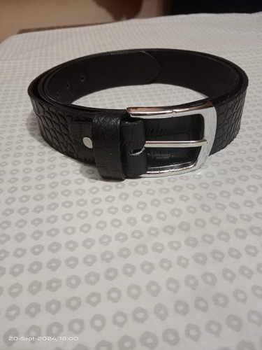 Pure leather crocodile belt - pure,