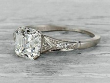 Art Deco Style 2.90 Ct Lab-Create Diamond Old Fashion Engagement Ring 925 Silver