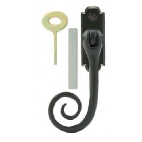Black 25mm locking left hand - black,