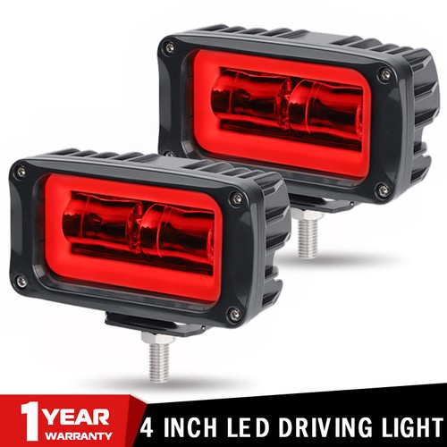 Led work light bar flood - 4",