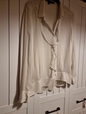 The Kooples Women's Pure Silk Blouse Xl Excellent Condition