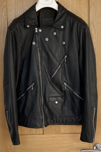 Allsaints holt leather biker - allsaints,