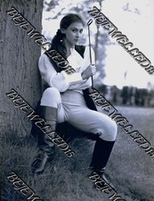 2x Large 10" x 8". Glamour Photos.Gorgeous Sexy Lady.Boots,Riding Crop.No Horse