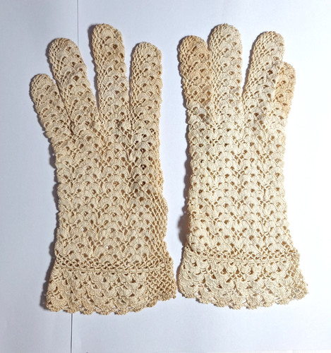 Vtg hand crocheted lace - vtg,