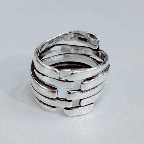 925 silver ring chunky - silver, ring,