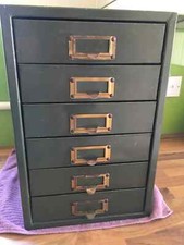 Vintage Metal Green Cabinet, 6