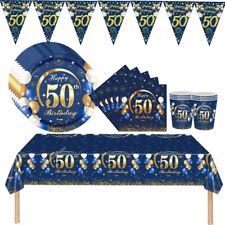 Blue 50th birthday party