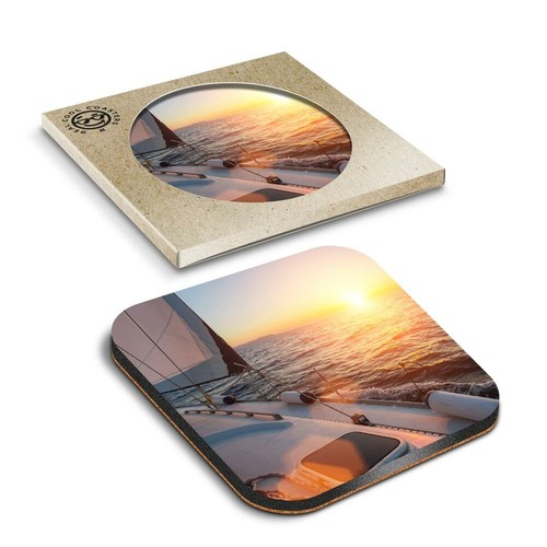 Boxed square coasters - 1,