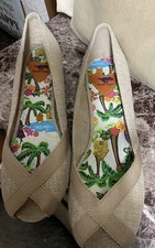 Rocket Dog espadrilles sandals wedges open toe size 9.5m NEW