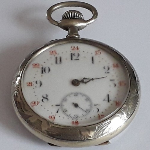 Argentan silver pocket watch - argentan,