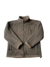 Musto Snugs Fleece Jacket Mens Medium Brown Zip Up Windstopper Outdoor