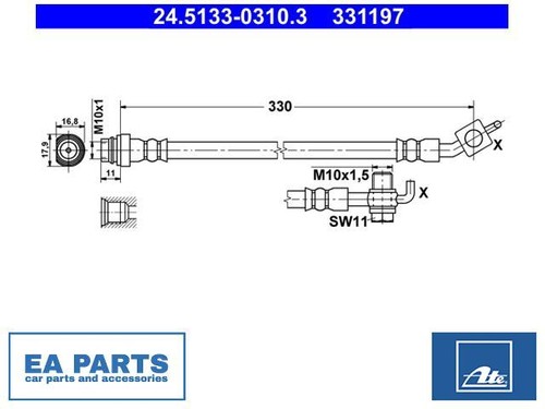 Brake hose for - brake,
