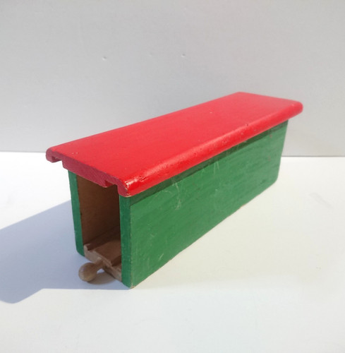 Wooden railway train - railway,