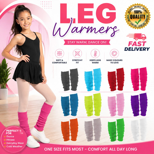 Ladies leg warmers plain - ladies,