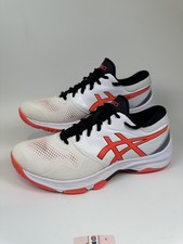 Asics Gel Net-Burner 20 Netball Trainers White Orange Size UK 8 / EU 42