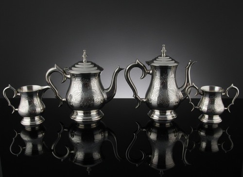 Vintage piece epns tea set - 4,