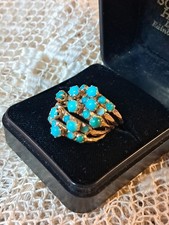 Vintage Turquoise Harem Ring