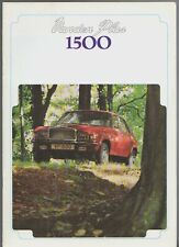 Vanden Plas 1500 Series 1 1974-76 UK Market Sales Brochure Austin Allegro