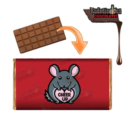 Rude chocolate bar wrapper - bar,