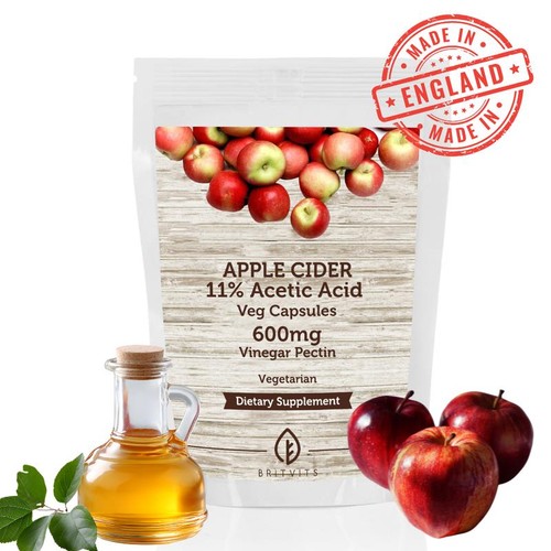 Apple cider vinegar 600mg one - apple,