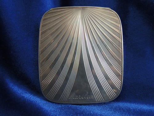 Vintage sterling silver powder