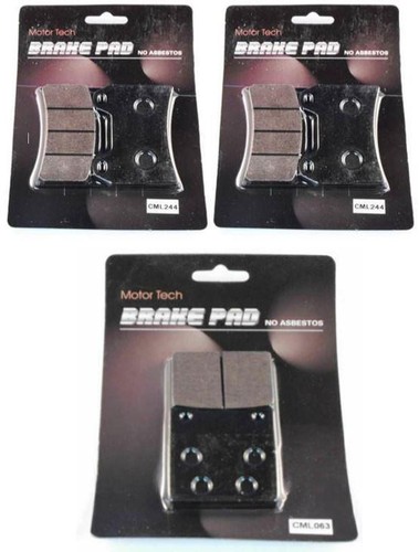 Front rear brake pads for - &,