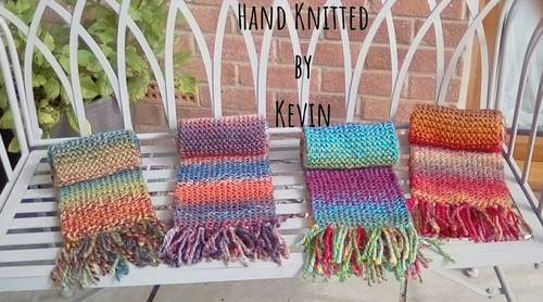 Hand knitted multicoloured - knitted,