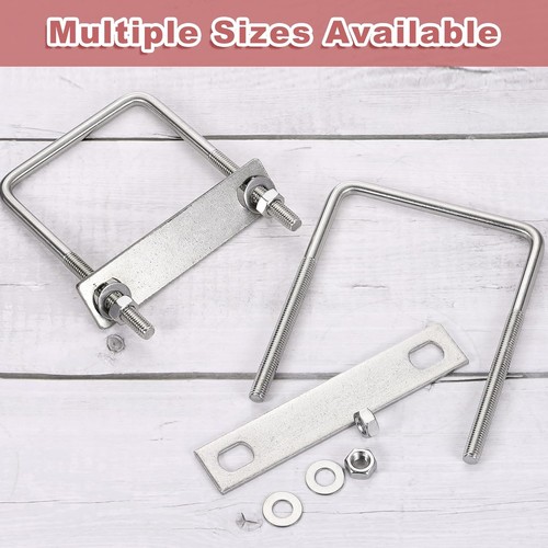 2pcs bolts m10 square - m6,