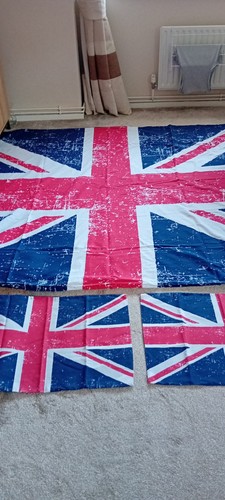 Size double union jack duvet - size,