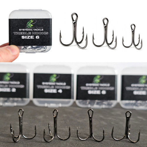 Treble hooks pike deadbait - hooks,