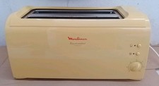 Vintage Yellow Moulinex Toastcontrol toaster Extra Wide - Fully Working 
