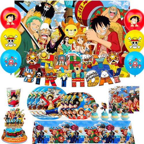One piece party decorations - one,