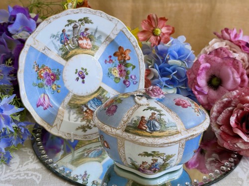 Antique meissen bonbonniere - antique,