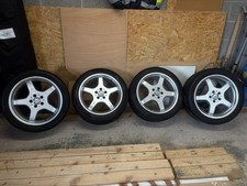 Mercedes AMG Wheels SL R230 With Tyres Staggard Fit x4