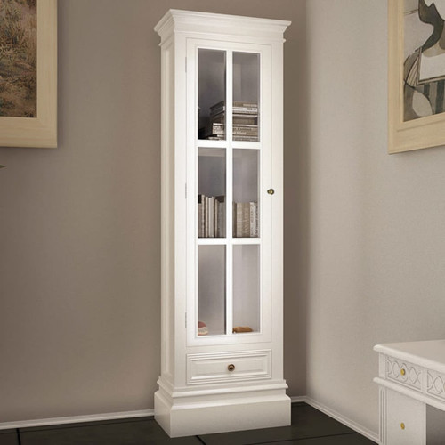Tall spice cabinet 138cm white - 138cm,