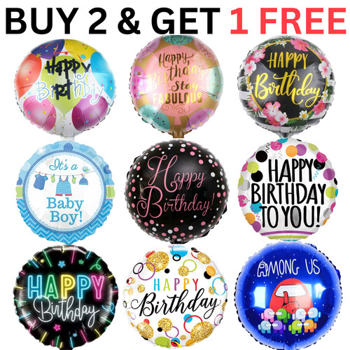 18inch happy birthday foil - 18inch,