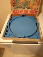 IDEAL GAMES `BATTLING TOPS` SPARE BLUE BOARD/PLAYING SURFACE (GOOD CONDITION)