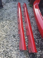 Saab 9-3 Aero NG 2003-2012 Side Skirts PAIR Laser Red 278 
