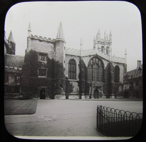 Glass magic lantern - glass, slide