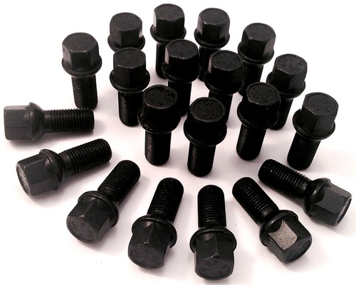 Black wheel bolts m14 - 20, x