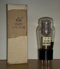 VU39 (UU5/MU12/IW4 etc) Full Wave Rectifier Valve / Tube (New in Original Box)