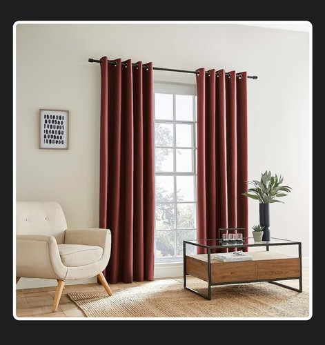 Dunelm blackout eyelet curtain - blackout,