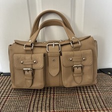 Ri2K Beige Leather Handbag