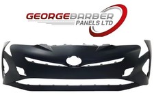 Toyota Prius 2016-2019 Front Bumper Primed Black - No Sensor Holes Insurance App