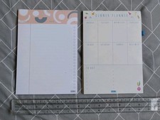 KIKKI K Dinner Planner & Priority Task List **Part Used** Note Pad Paper Pad x 2
