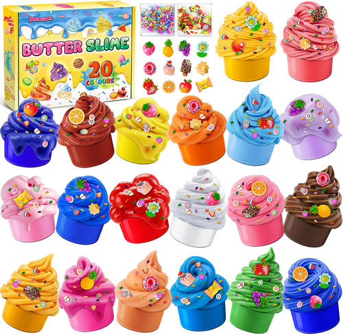 Fluffy butter slime kit - butter, kit-20/40